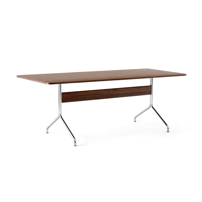 &amp;Tradition - Pavilion Dining Esstisch | 200 x 90 cm / Walnuss / verchromt