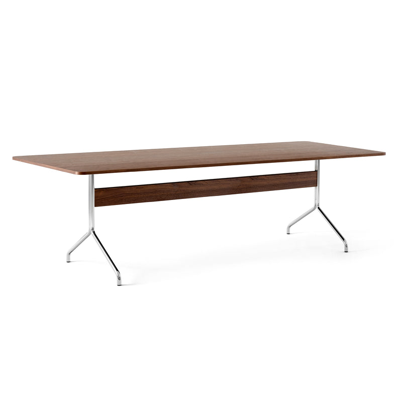 &amp;Tradition - Pavilion Dining Esstisch | 250 x 110 cm / Walnuss / verchromt