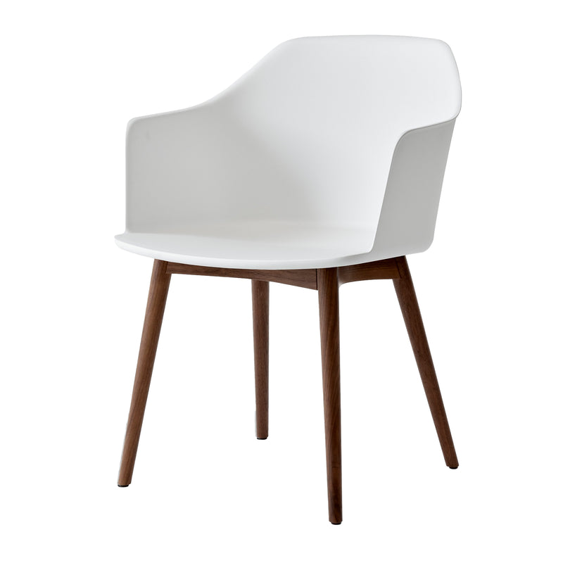 &amp;Tradition - Rely Armchair HW76 | weiß / Walnuss