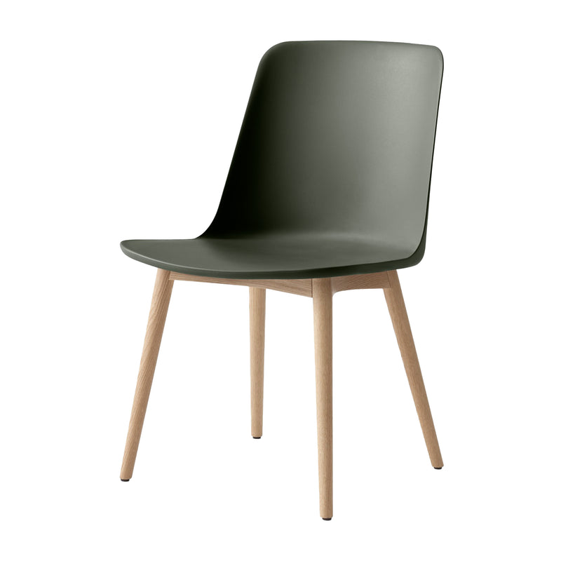 &amp;Tradition - Rely Side Chair HW71 | bronze grün / Eiche