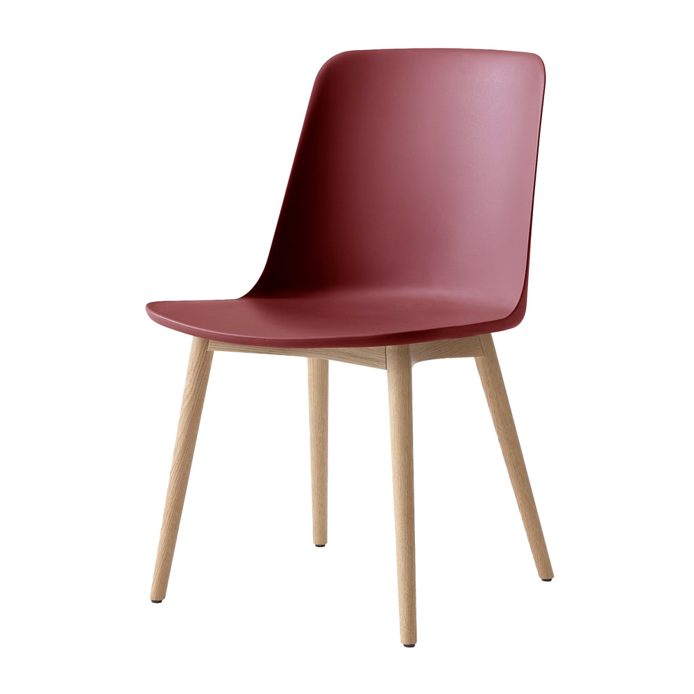 &amp;Tradition - Rely Side Chair HW71 | rotbraun / Eiche