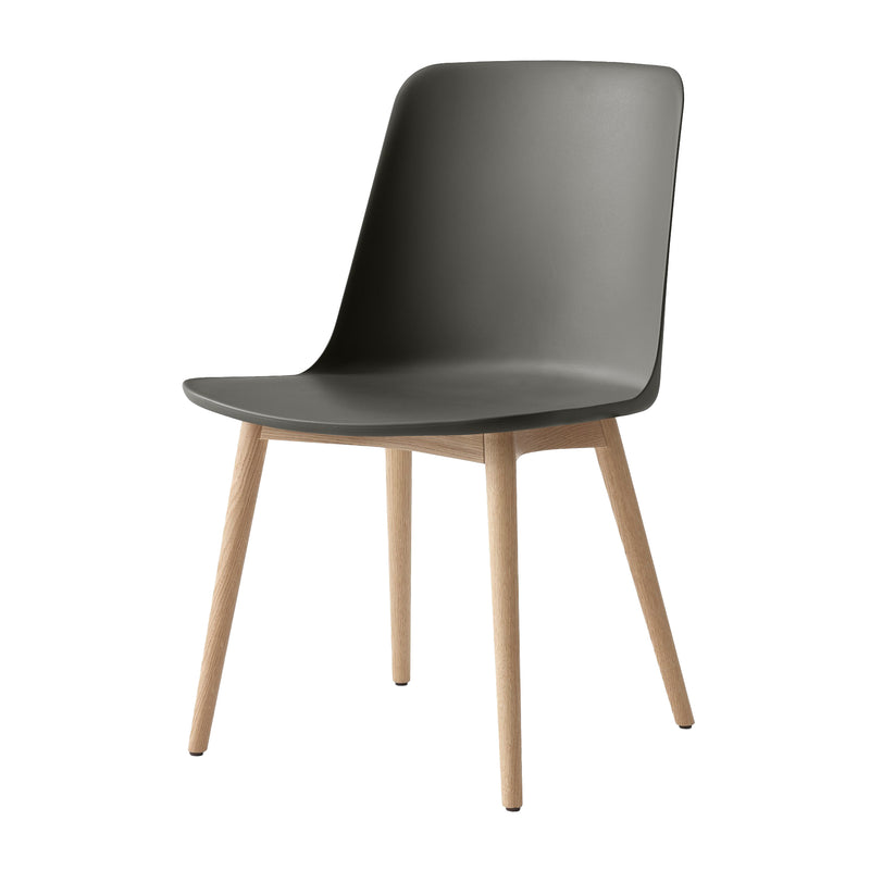 &amp;Tradition - Rely Side Chair HW71 | steingrau / Eiche