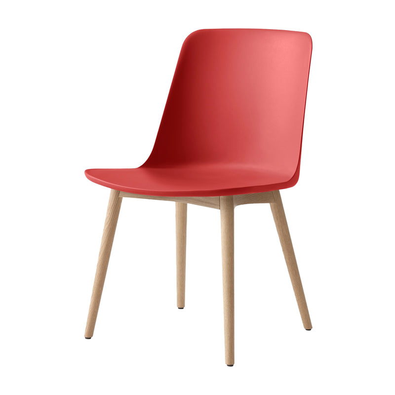 &amp;Tradition - Rely Side Chair HW71 | zinnoberrot / Eiche