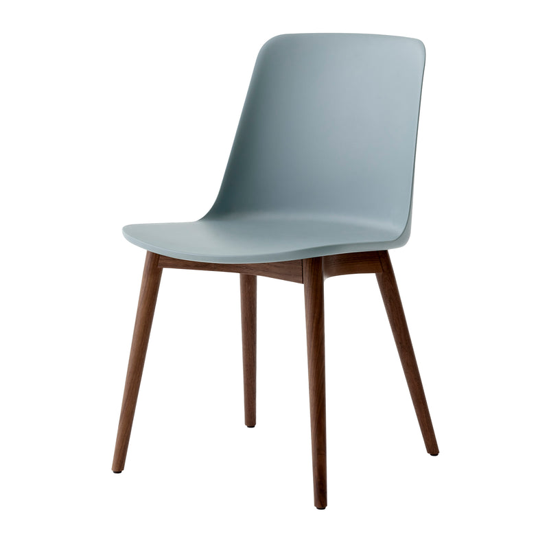 &amp;Tradition - Rely Side Chair HW71 | hellblau / Walnuss