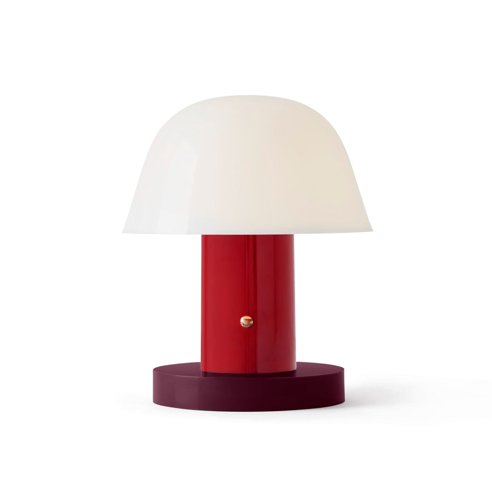 &amp;Tradition - Setago JH27 Akku-Leuchte Indoor &amp; Outdoor | maroon & grape