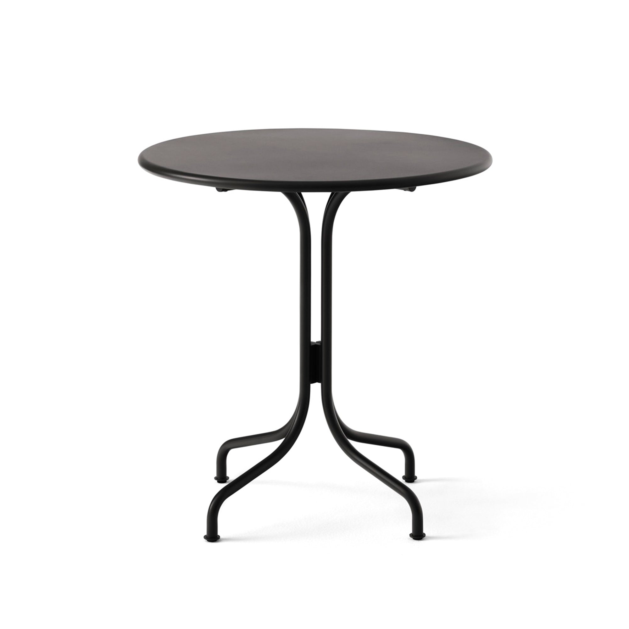 &amp;Tradition - Thorvald Outdoor Bistrotisch | rund / warm schwarz