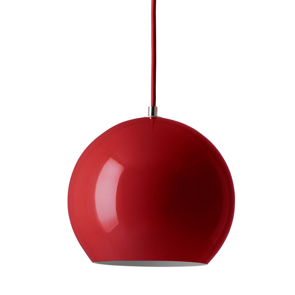&amp;Tradition - Topan Pendelleuchte VP6 | zinnoberrot