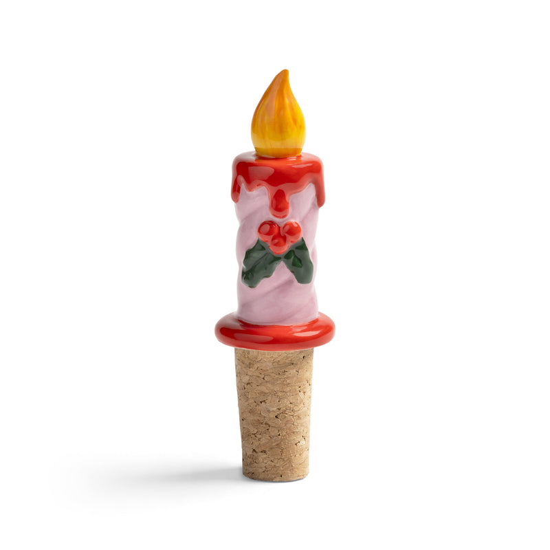 &amp;klevering - Candle Flaschenverschluss | pink
