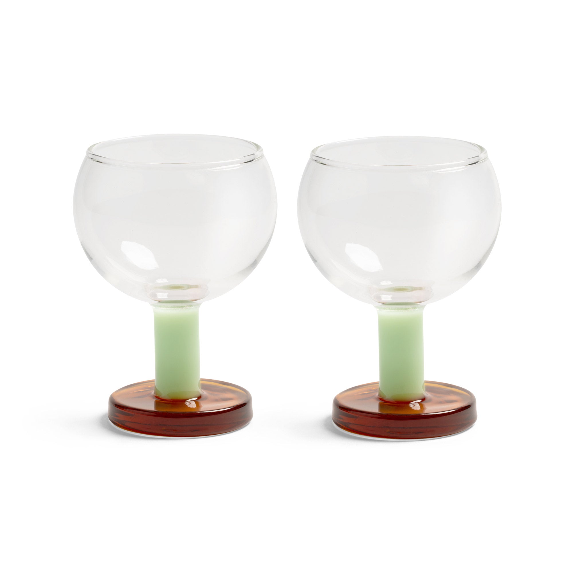 &amp;klevering - Cantine Coupeglas | amber/grün