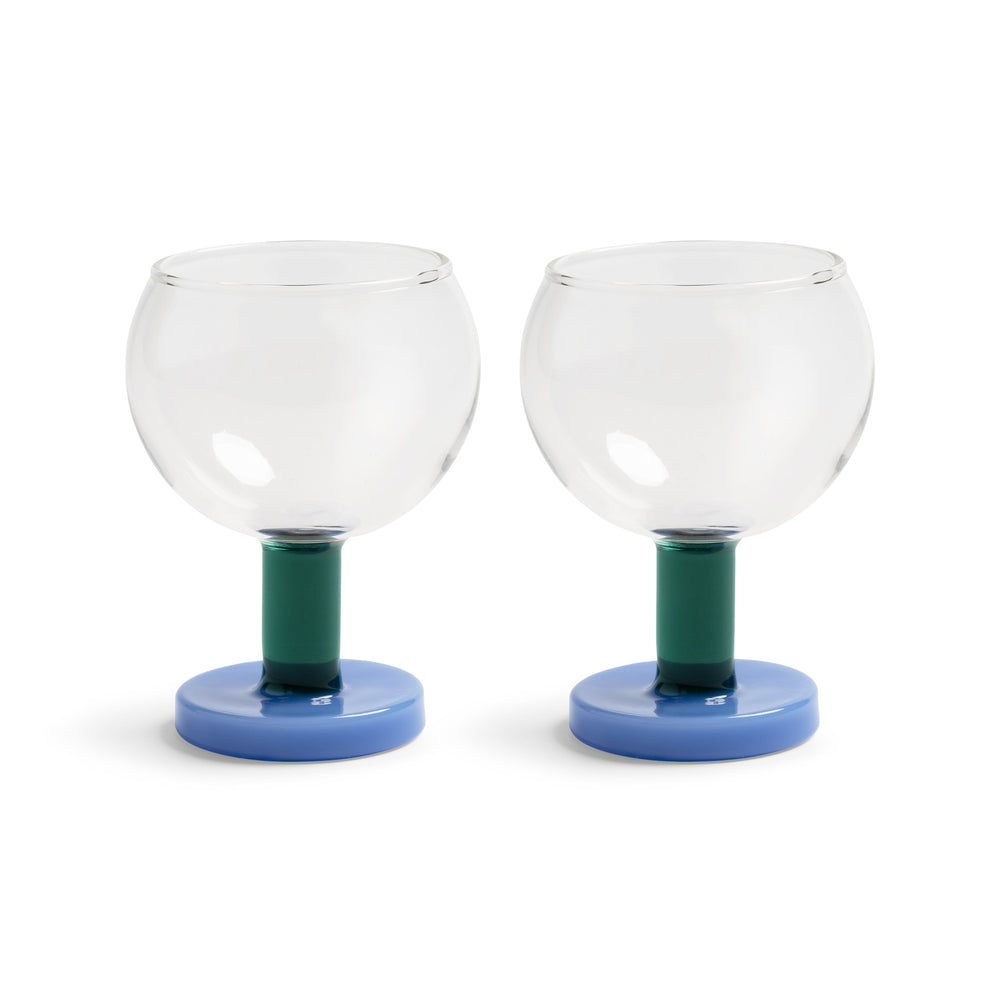 &amp;klevering - Cantine Coupeglas | blau/grün
