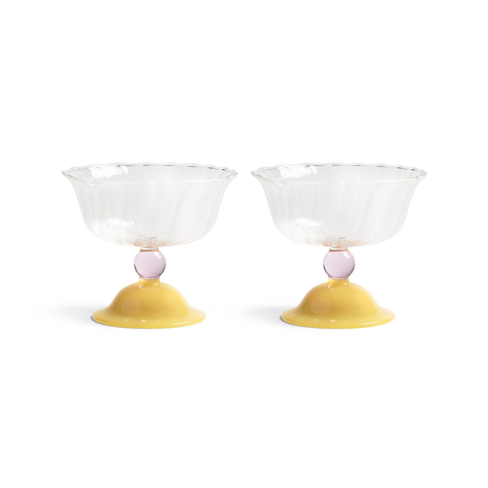 &amp;klevering - Tulip Coupeglas | caramel