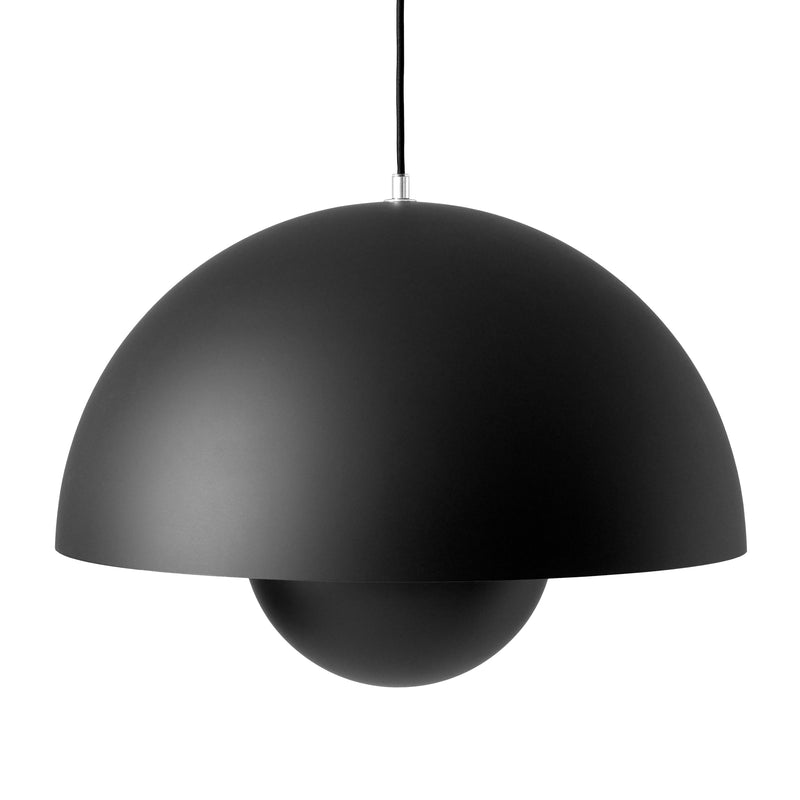 &amp;Tradition - VP2 FlowerPot Pendelleuchte | matt schwarz