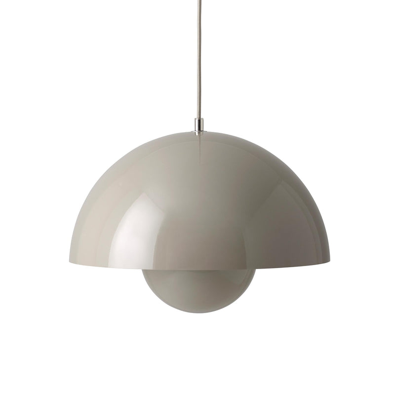 &amp;Tradition - FlowerPot Pendelleuchte VP7 | grau-beige
