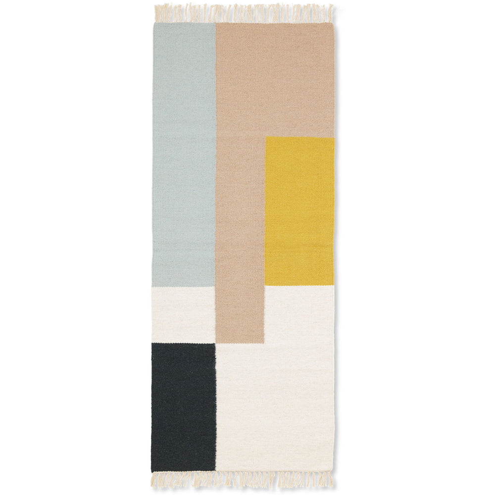 Ferm Living - Kelim Rug Squares | 180 x 70 cm / Quadrate