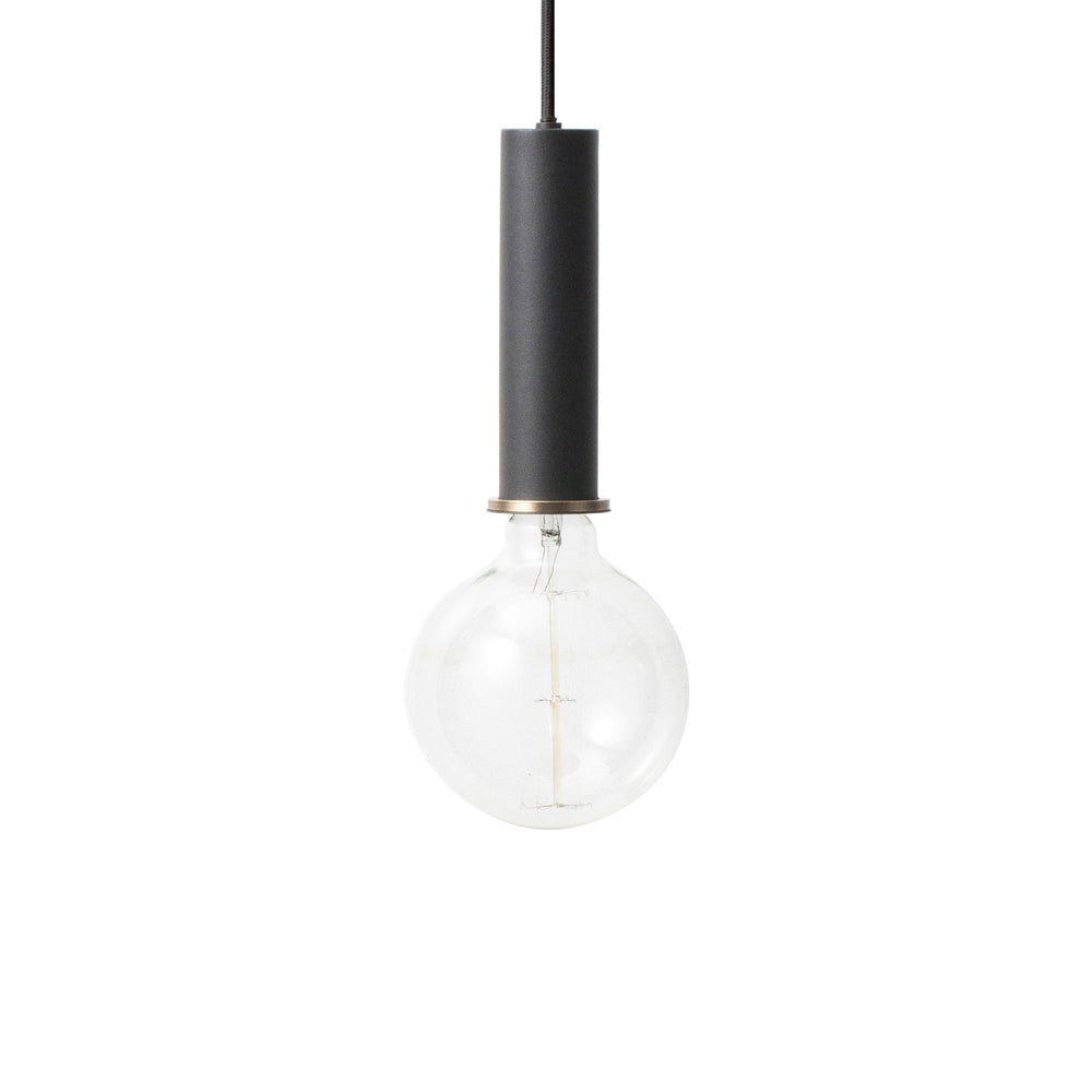 Ferm Living - Socket Pendelleuchte High | hoch / schwarz