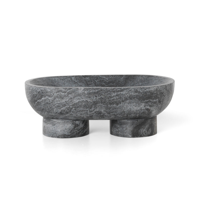 Ferm Living - Alza Schale | Marmor schwarz