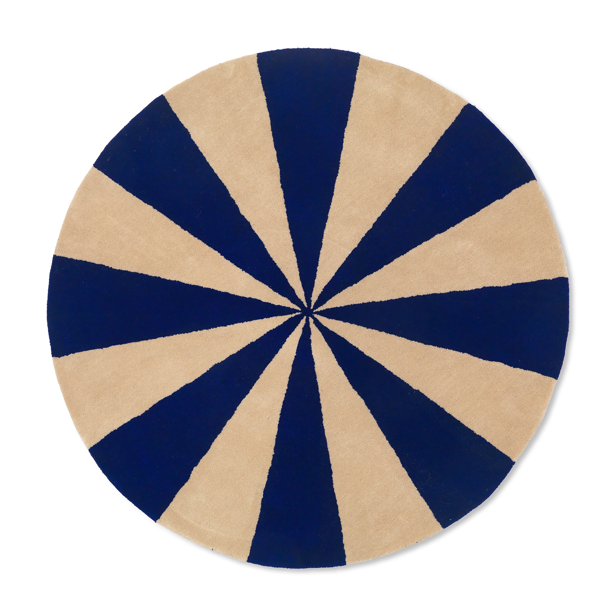 Ferm Living - Arch Getufteter Teppich | Ø 130 cm / bright blue