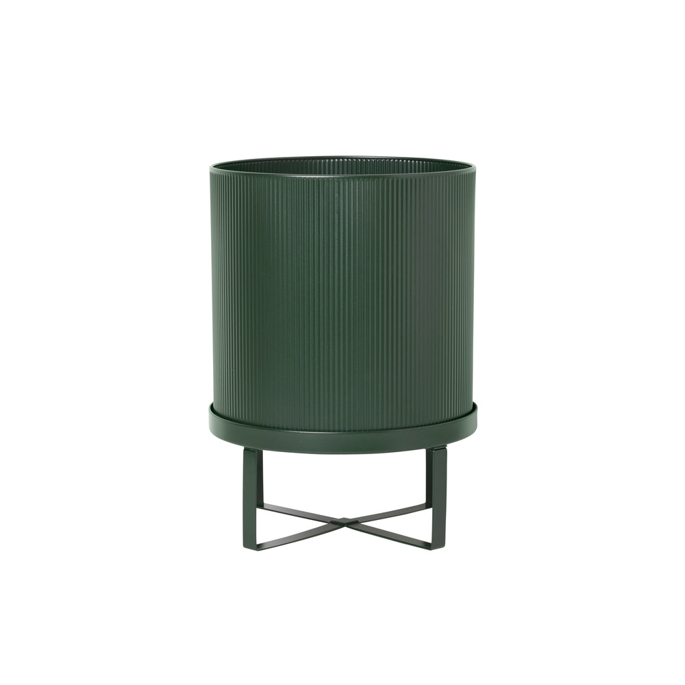 Ferm Living - Bau Pflanztopf | Ø 18 x H 24 cm / dunkelgrün