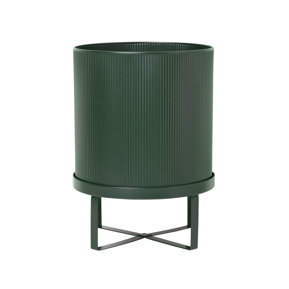 Ferm Living - Bau Pflanztopf | Ø 28 x H 38 cm / dunkelgrün