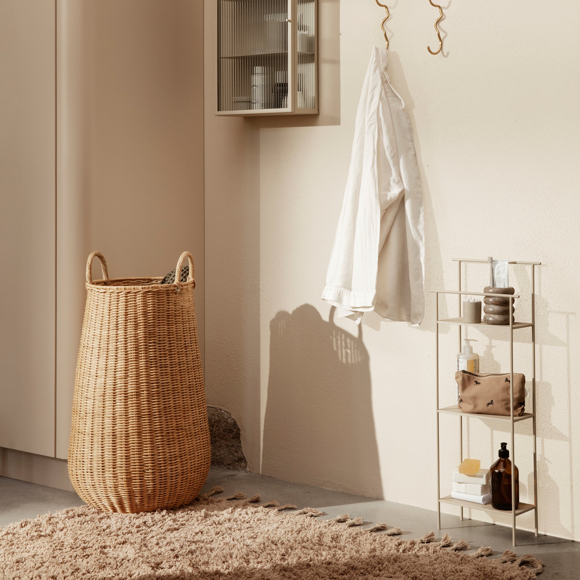 Ferm Living - Braided Rattan Wäschekorb | 
