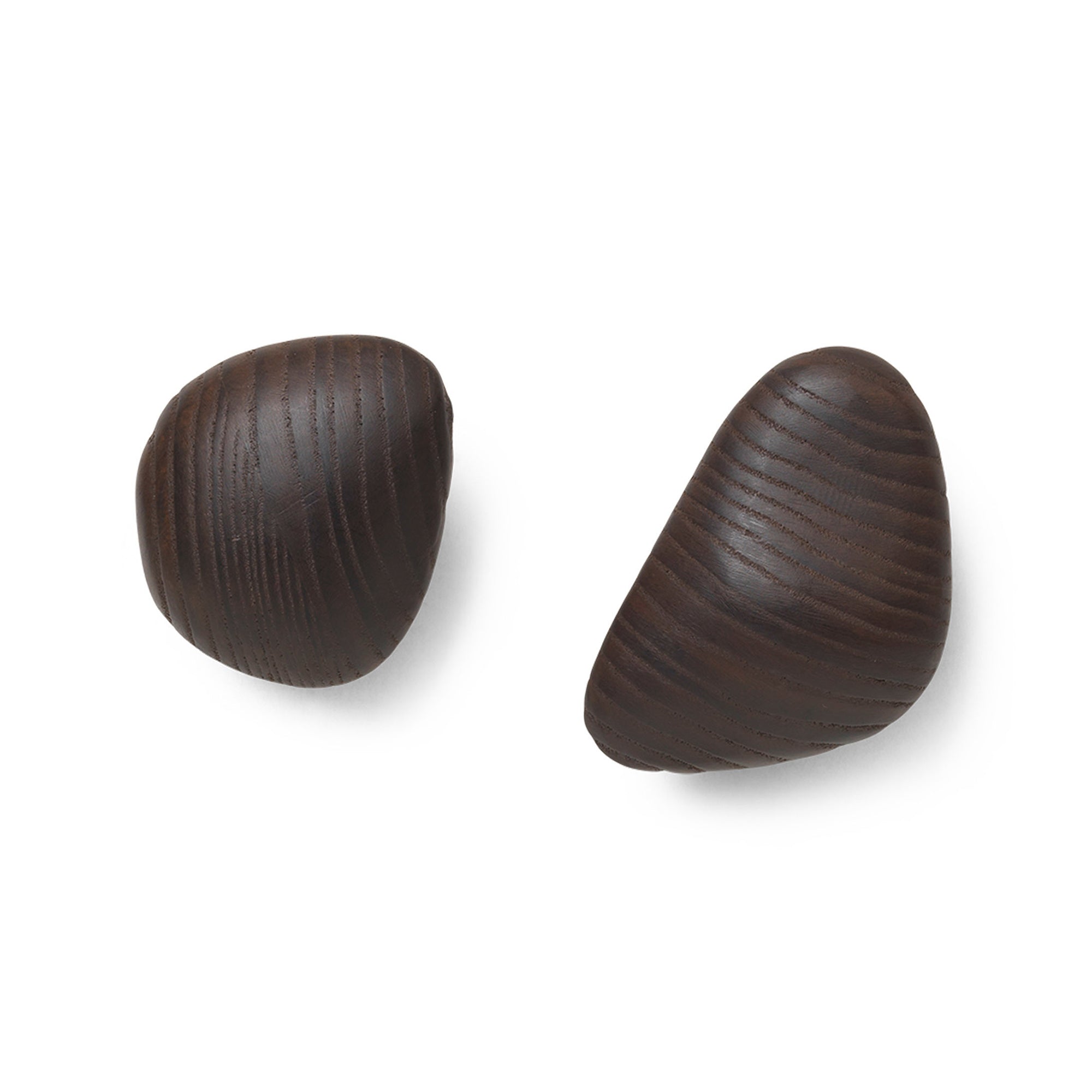 Ferm Living - Cairn Wandhaken | dunkelbraun