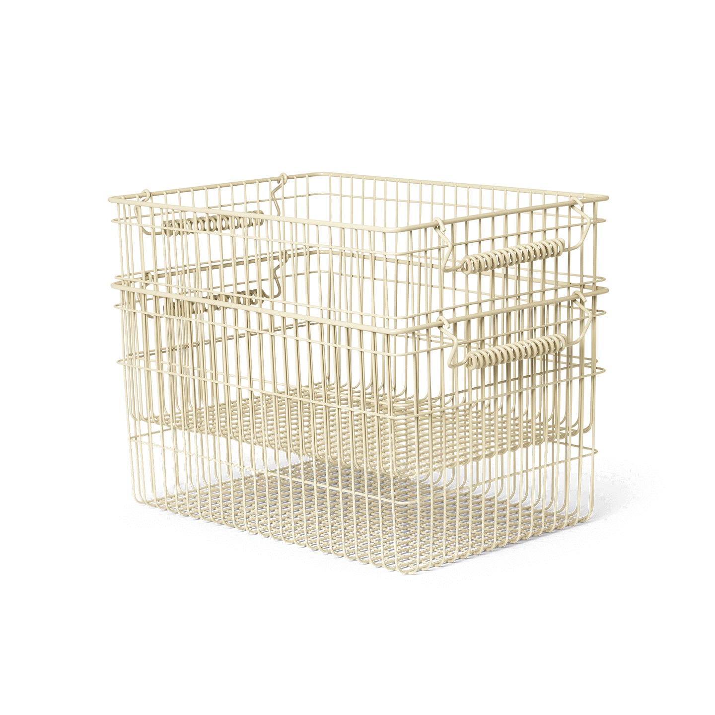 Ferm Living - Cala Stapelbare Körbe | cashmere