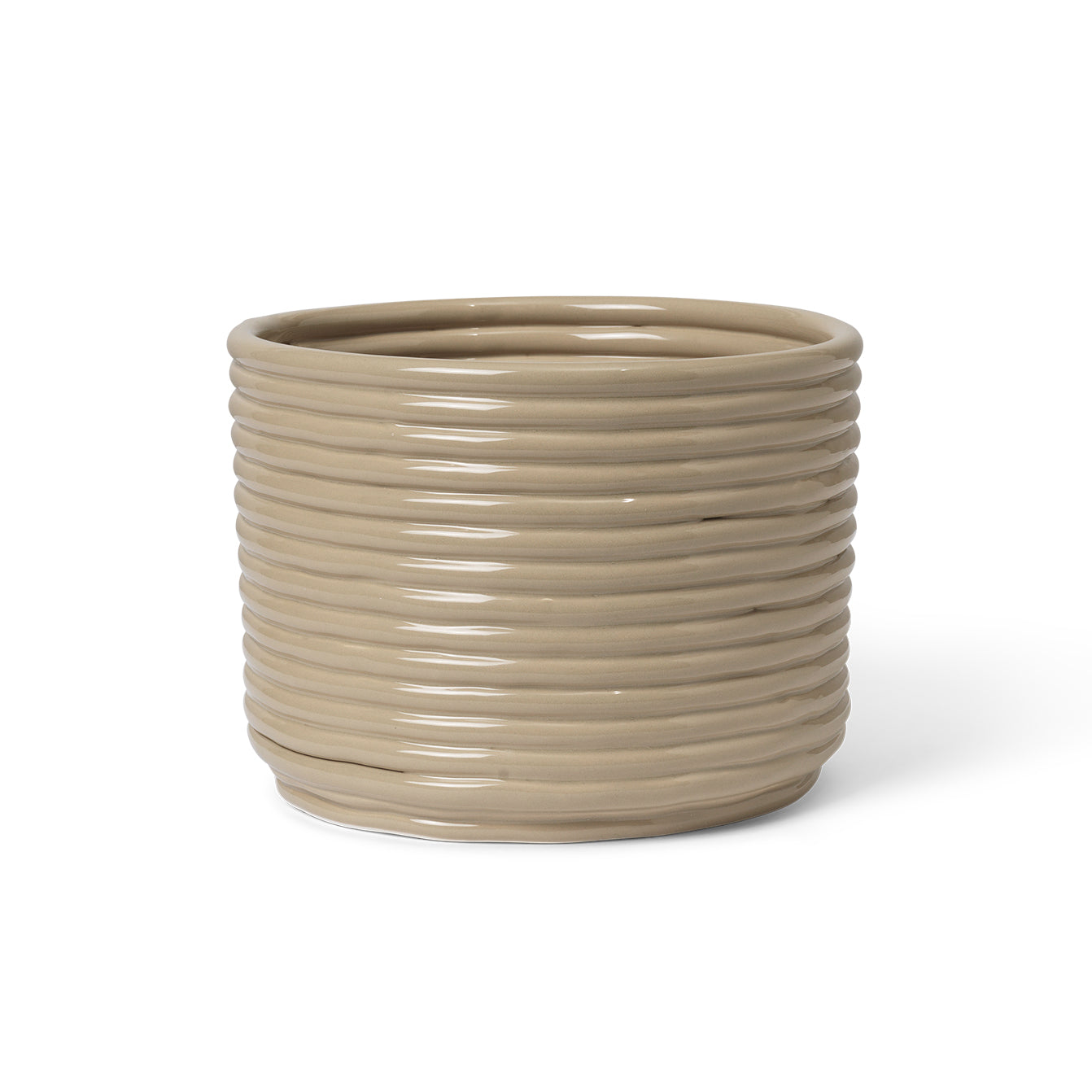 Ferm Living - Corduroy Blumentopf | cashmere