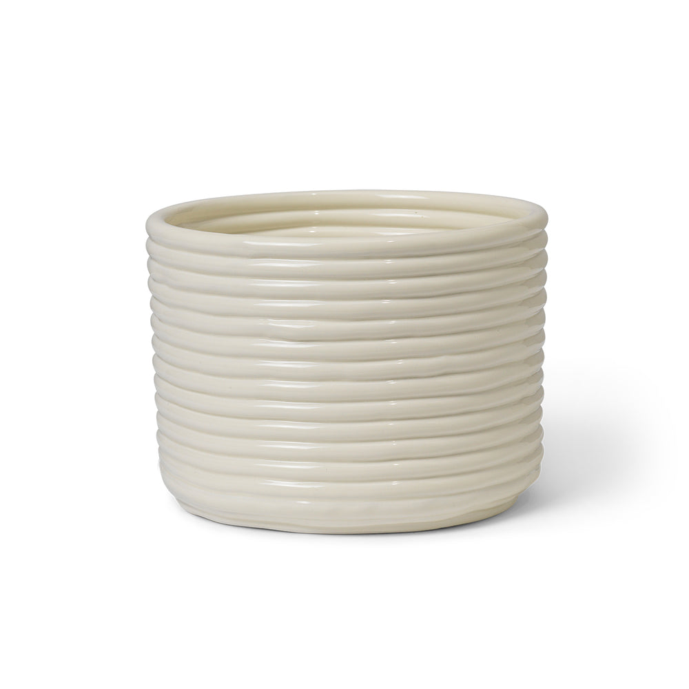 Ferm Living - Corduroy Blumentopf | off white