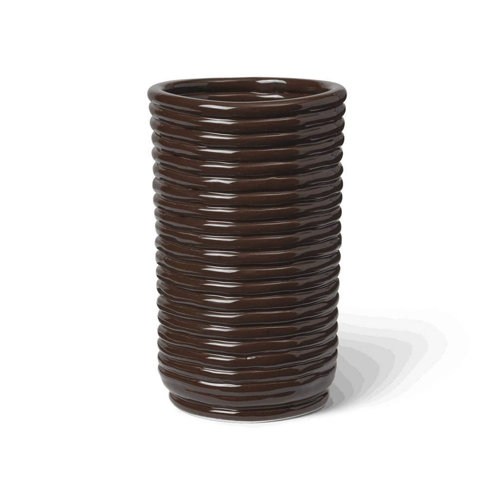 Ferm Living - Corduroy Vase | carob brown