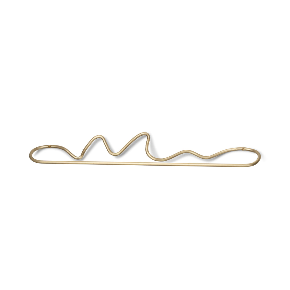 Ferm Living - Curvature Handtuchhalter | Messing