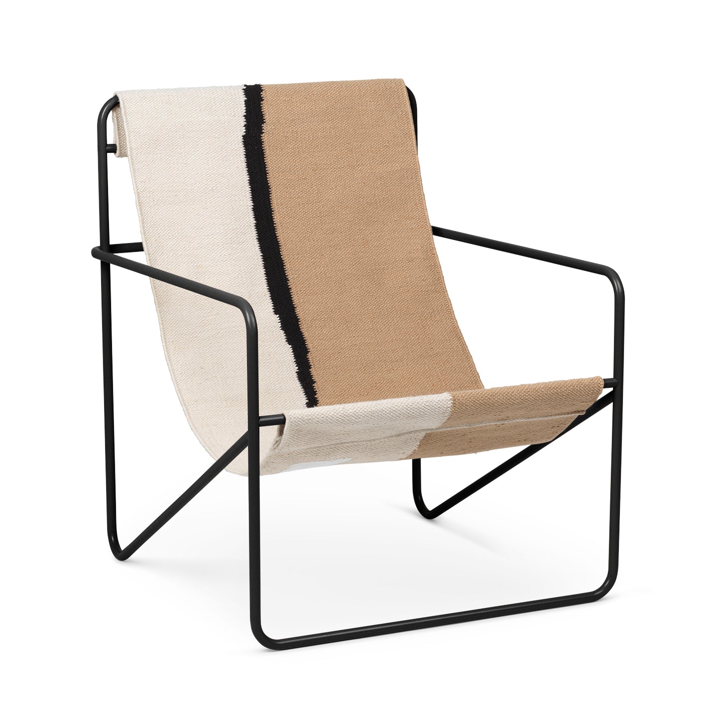 Ferm Living - Desert Lounge Chair | schwarz/soil
