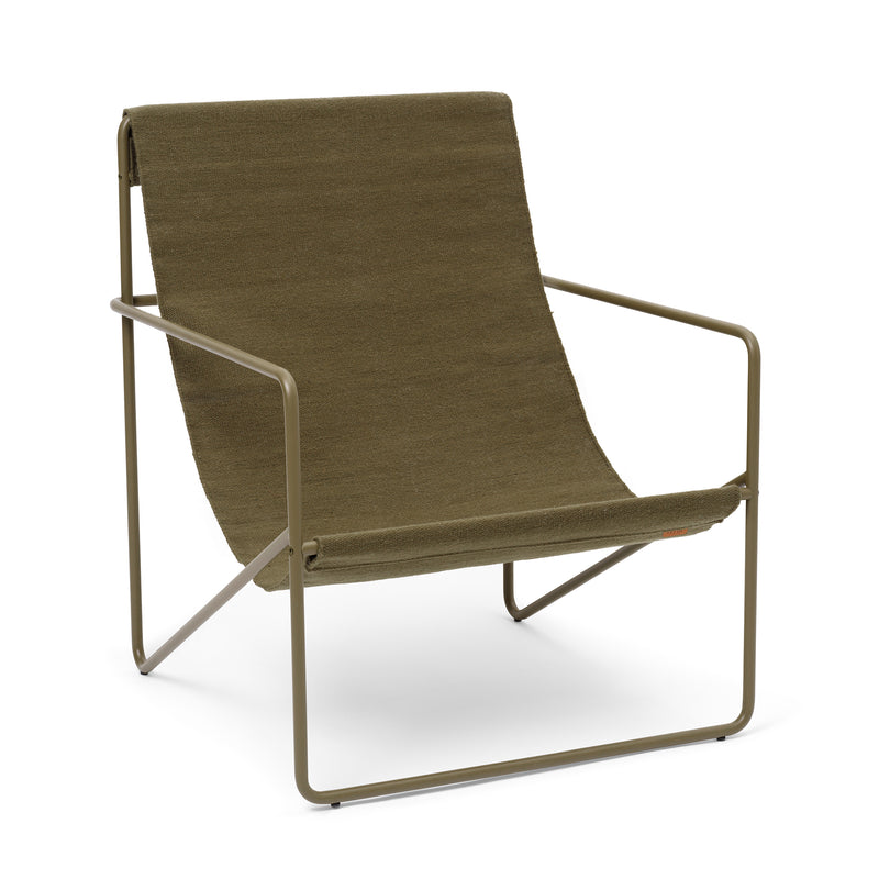 Ferm Living - Desert Lounge Chair | olive/olive