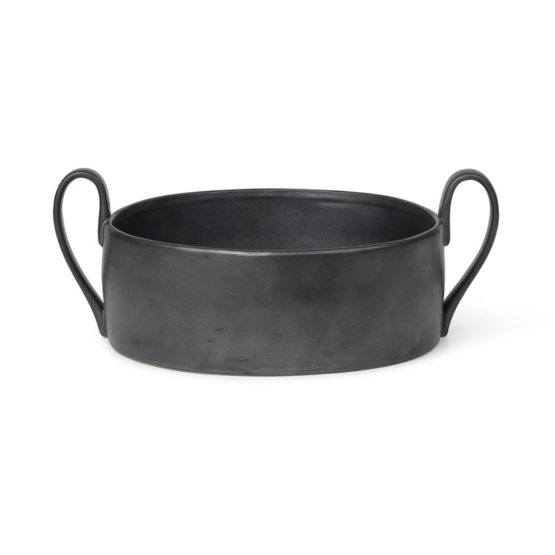 Ferm Living - Flow Obstschale | schwarz