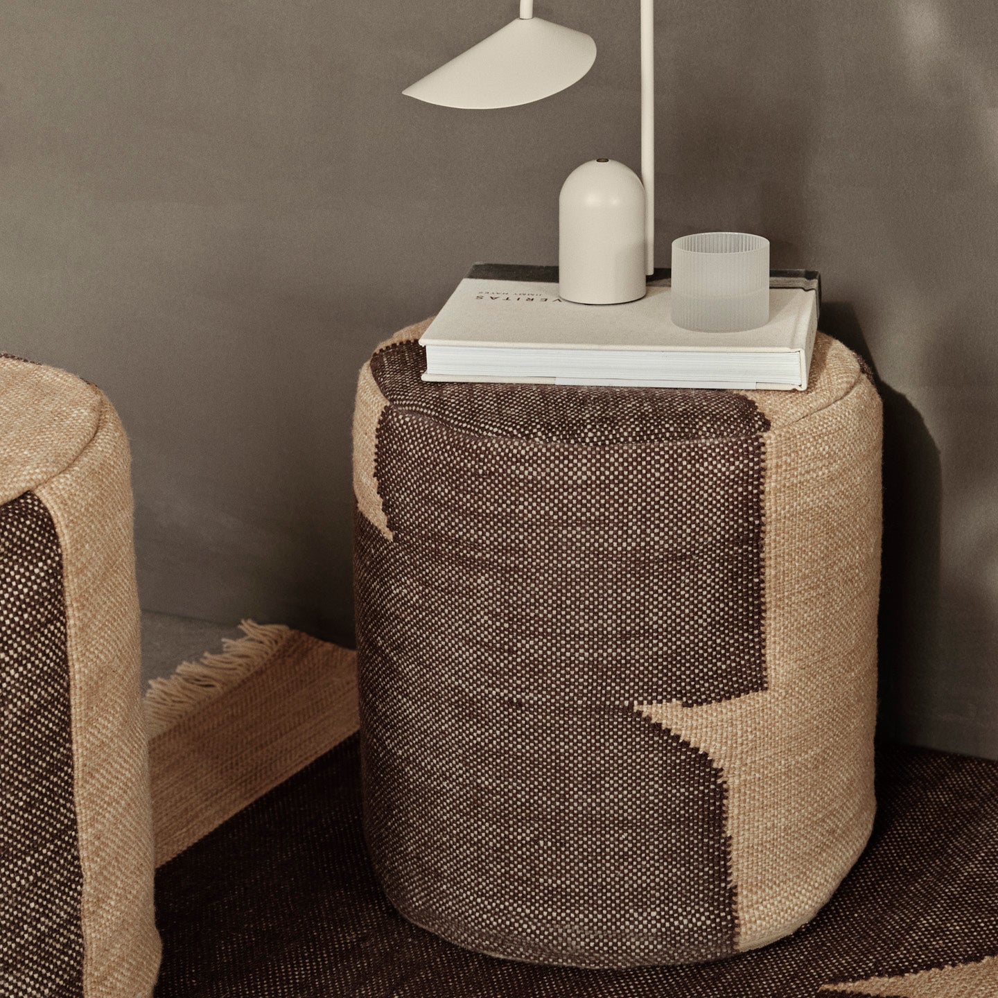 Ferm Living - Forene Cylinder Pouf