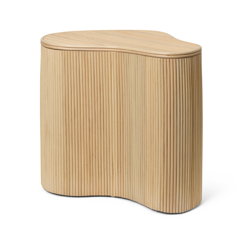 Ferm Living - Isola Rattan Aufbewahrungstisch | 