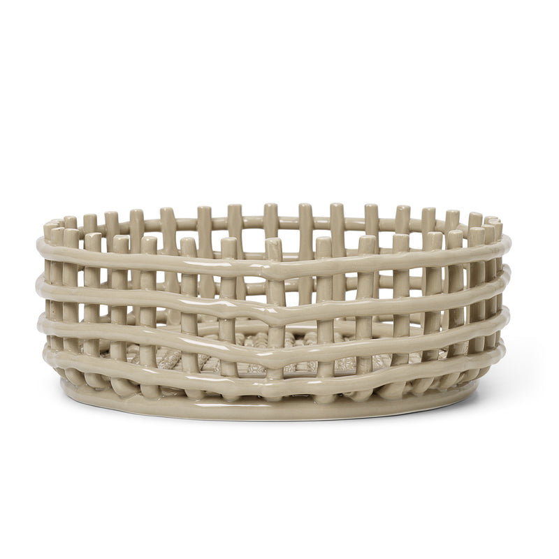 Ferm Living - Keramik Centerpiece Schale | cashmere