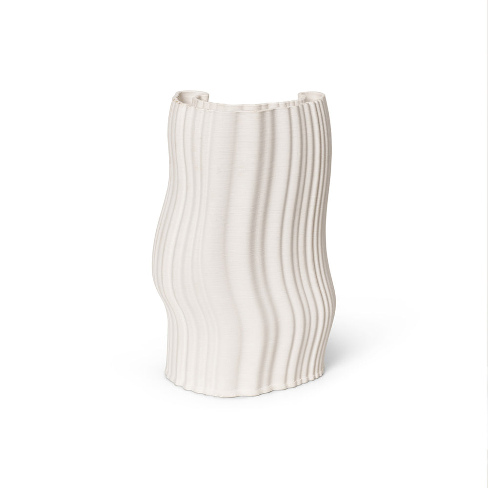 Ferm Living - Moire Vase | H 30 cm / off-white