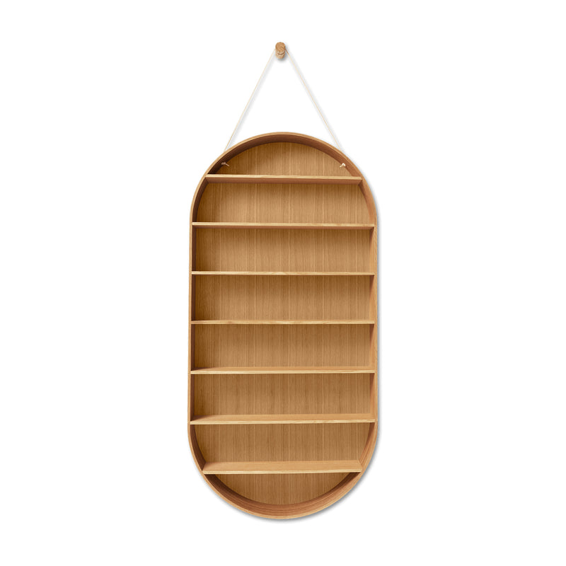 Ferm Living - Oval Dorm Wandregal | Eiche geölt