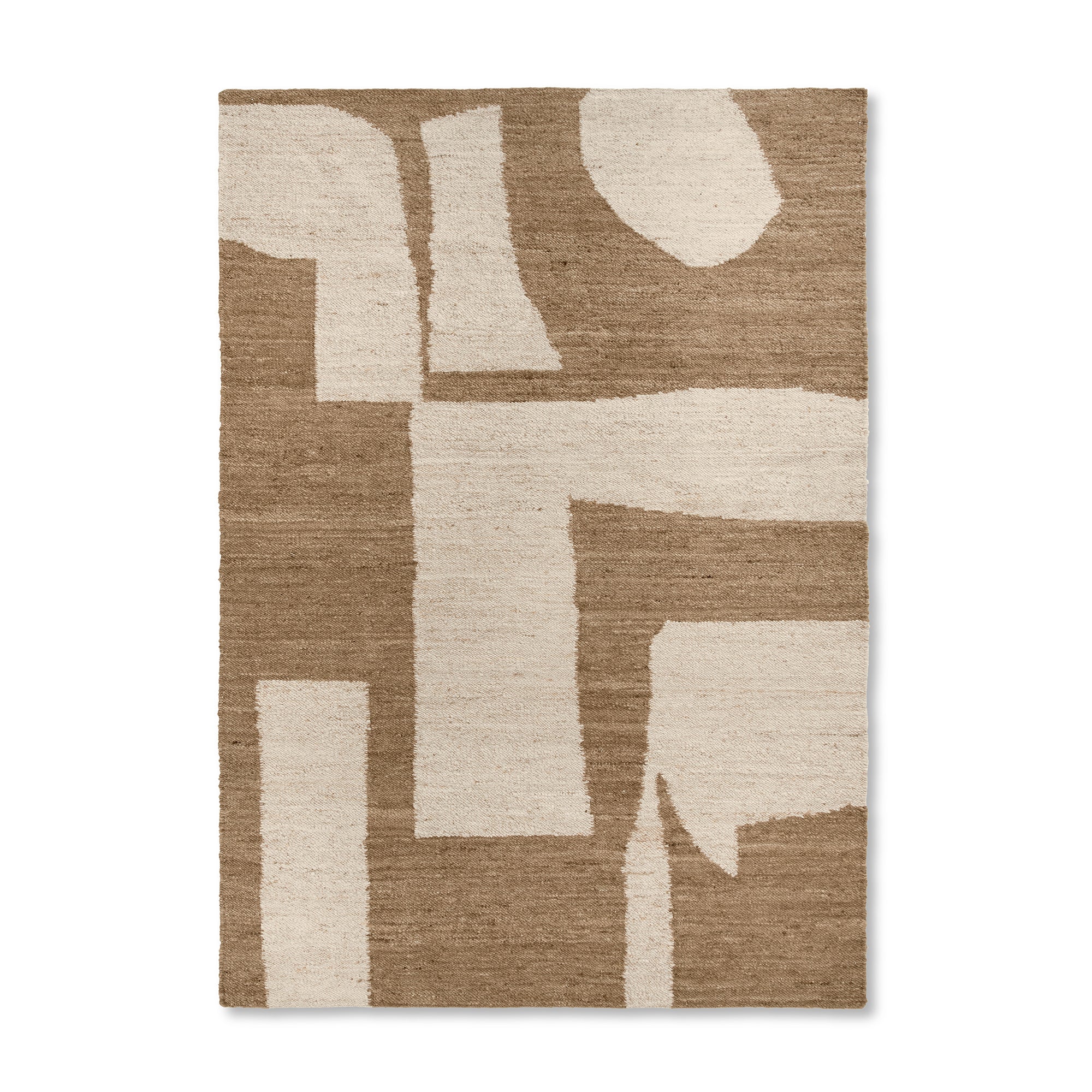Ferm Living - Piece Teppich | 200 x 300 cm / off-white/toffee