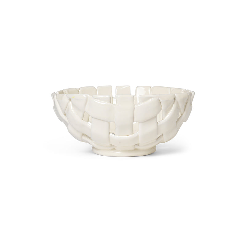 Ferm Living - Plait Schale | Ø 24 cm / off white