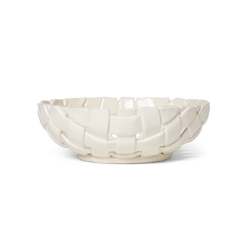 Ferm Living - Plait Schale | Ø 30 cm / off white