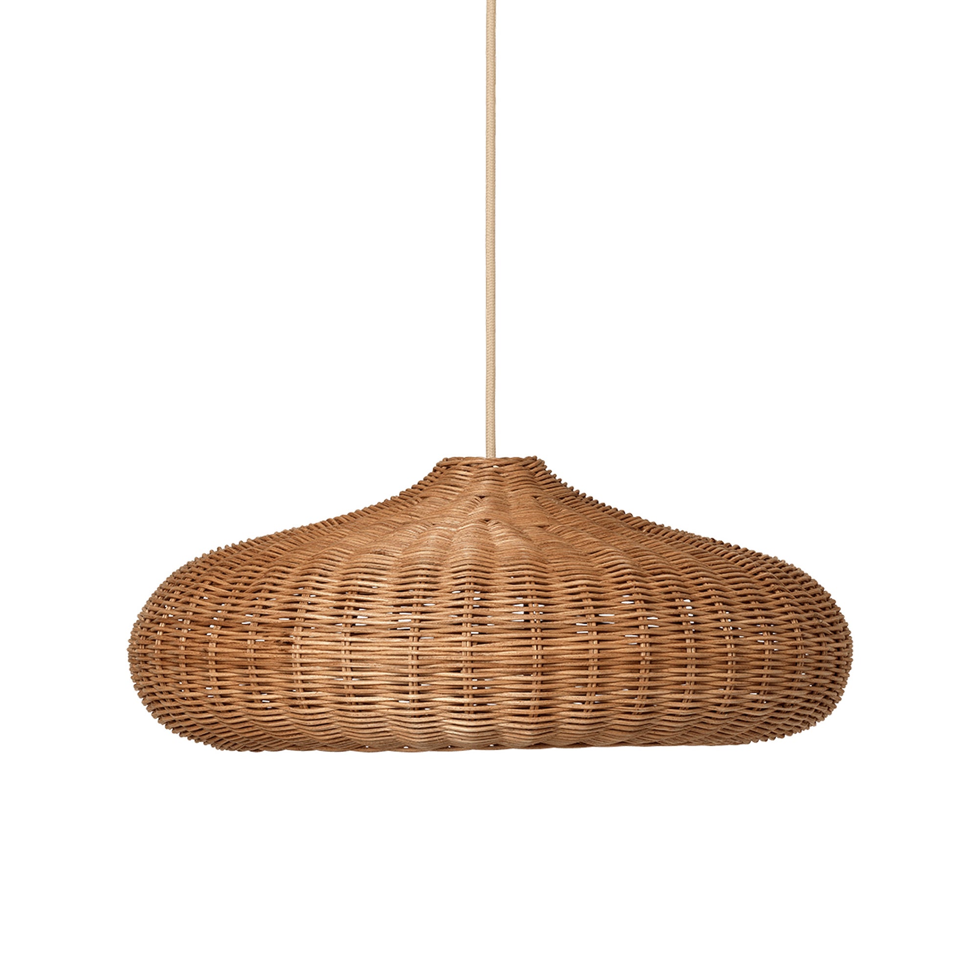 Ferm Living - Rattan Leuchtenschirm | Disk