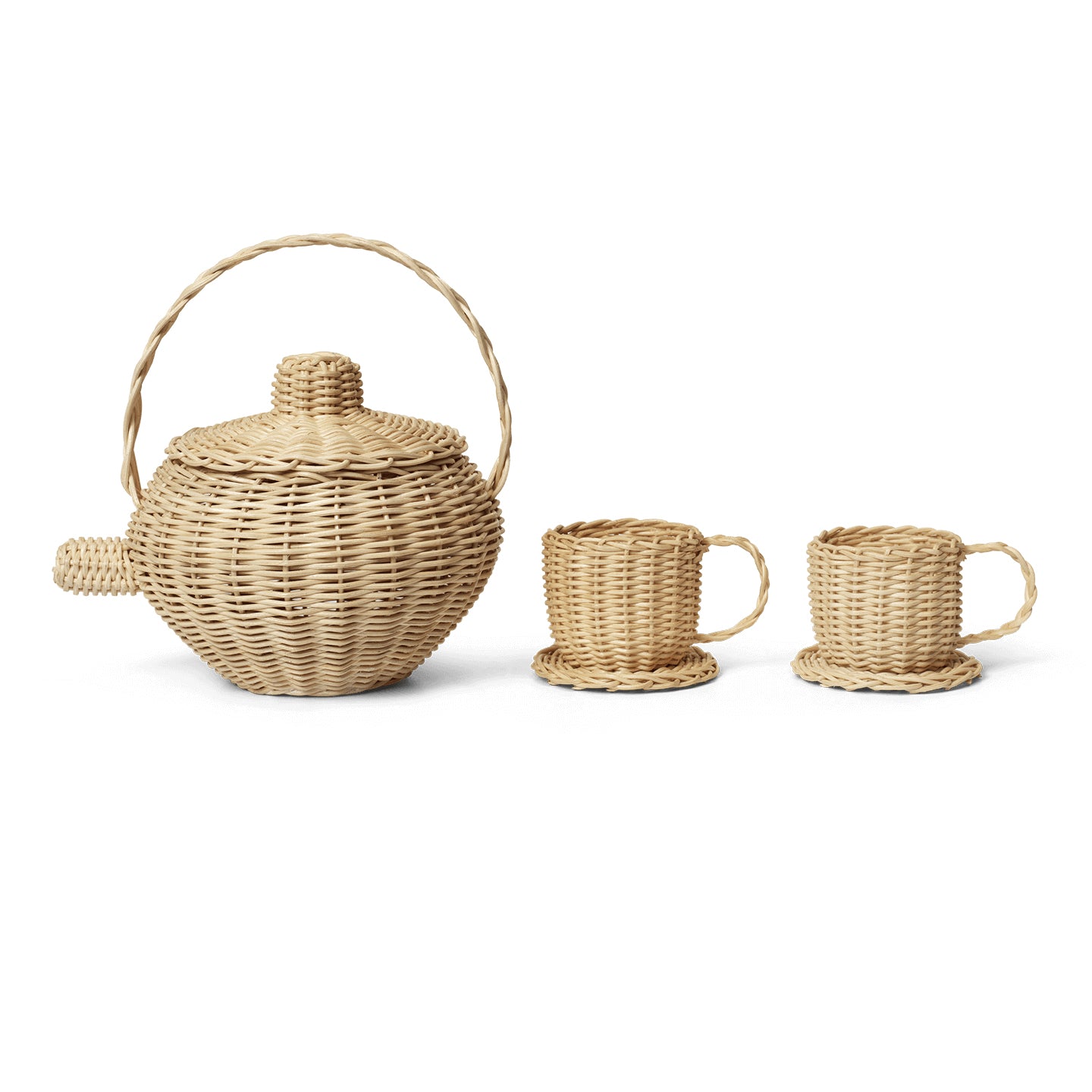 Ferm Living - Rattan Teeset