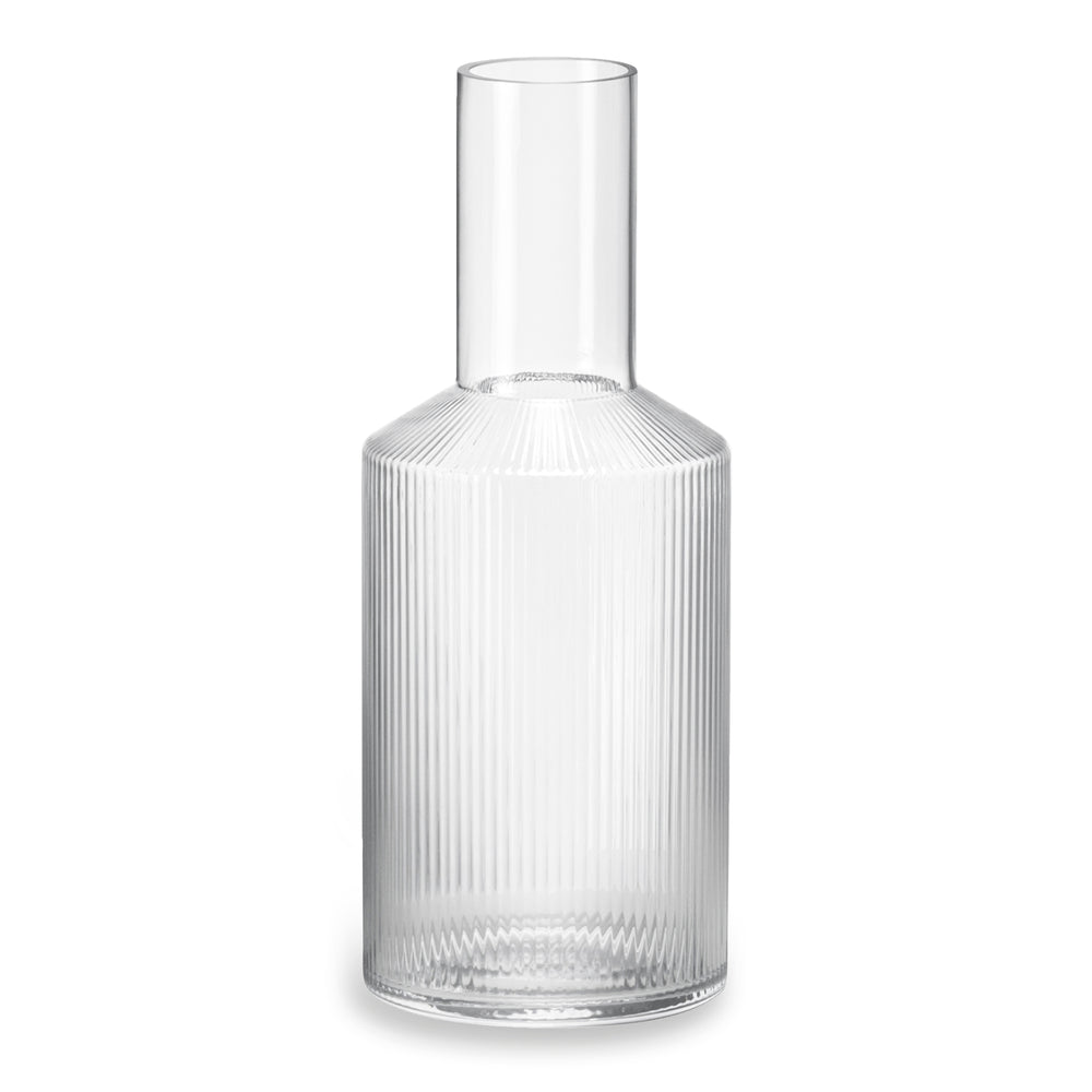 Ferm Living - Ripple Karaffe | clear