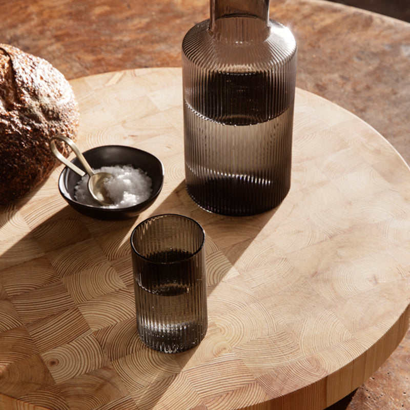 Ferm Living - Ripple Trinkgläser low (4er-Set)