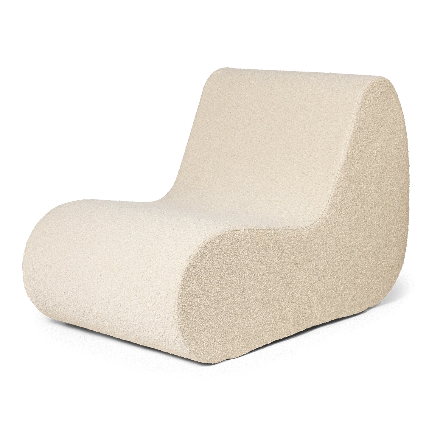 Ferm Living - Rouli Center Modul Sessel | Bouclé off-white