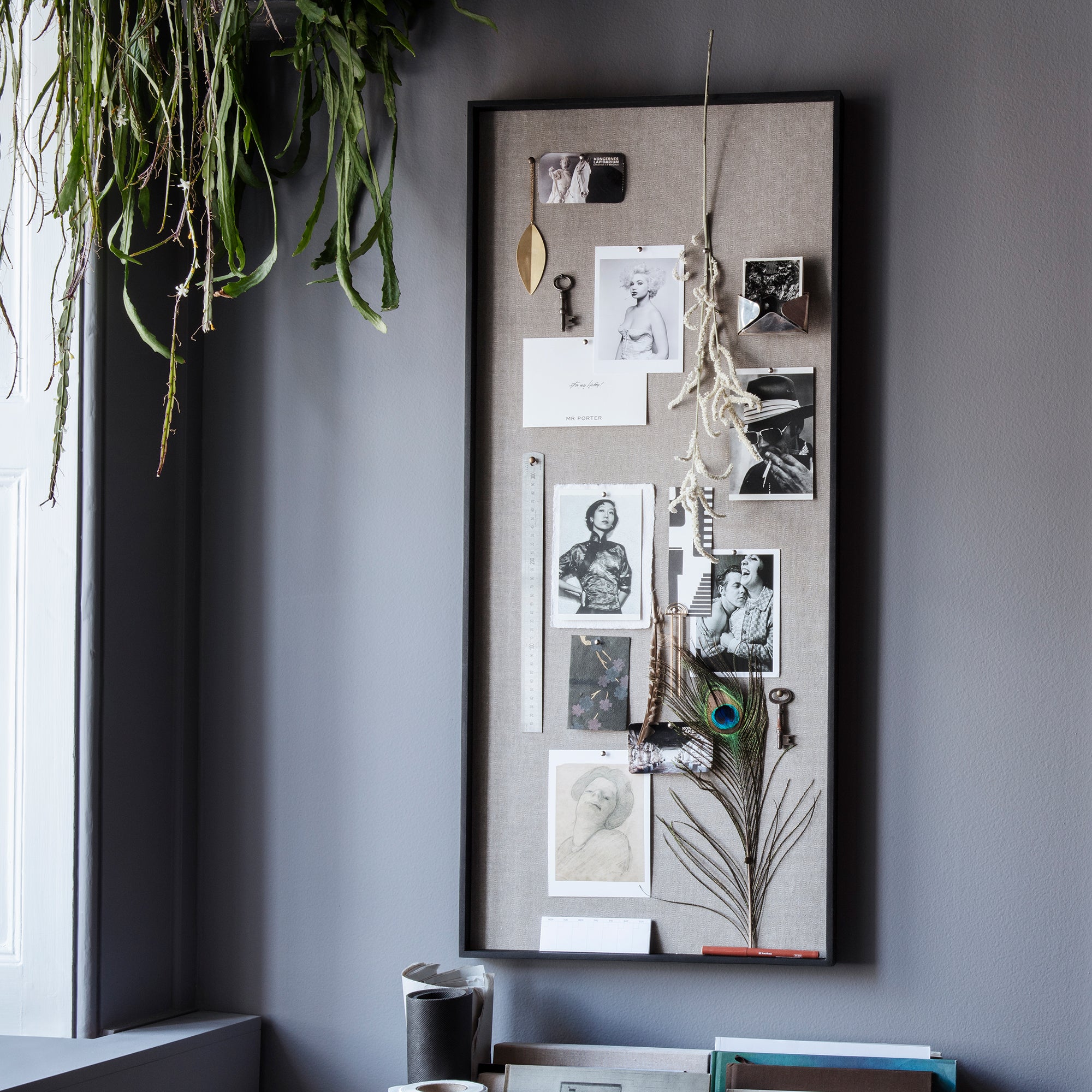Ferm Living - Scenery Pinnwand | 45 x 100 cm / schwarz