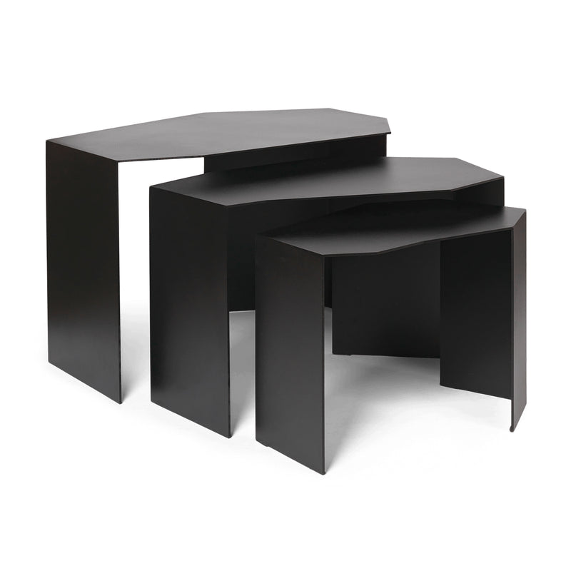 Ferm Living - Shard Cluster Beistelltisch | schwarz