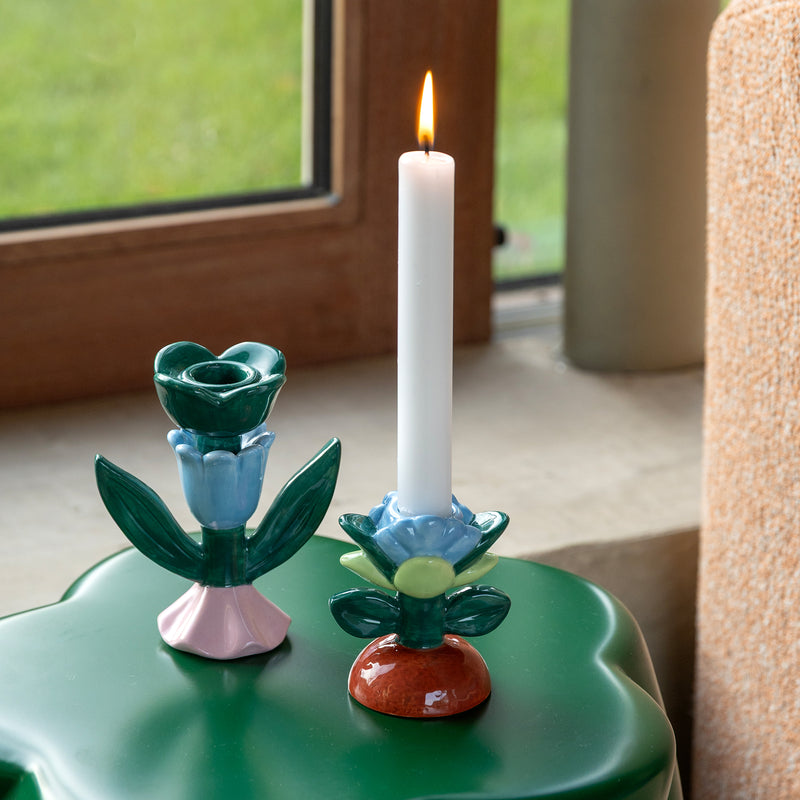 &amp;klevering - Blume Kerzenhalter