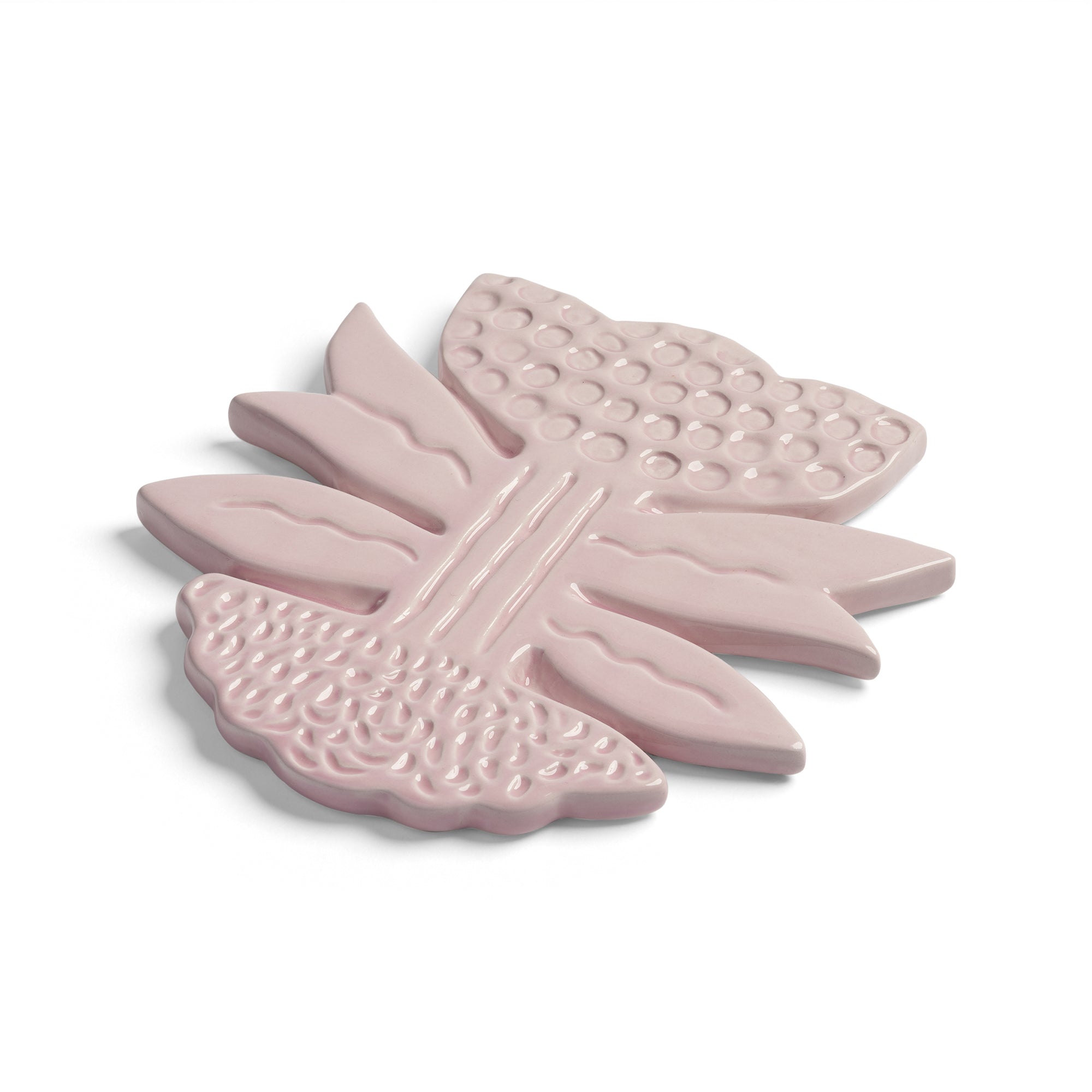 &amp;klevering - Blume Topfuntersetzer | pink